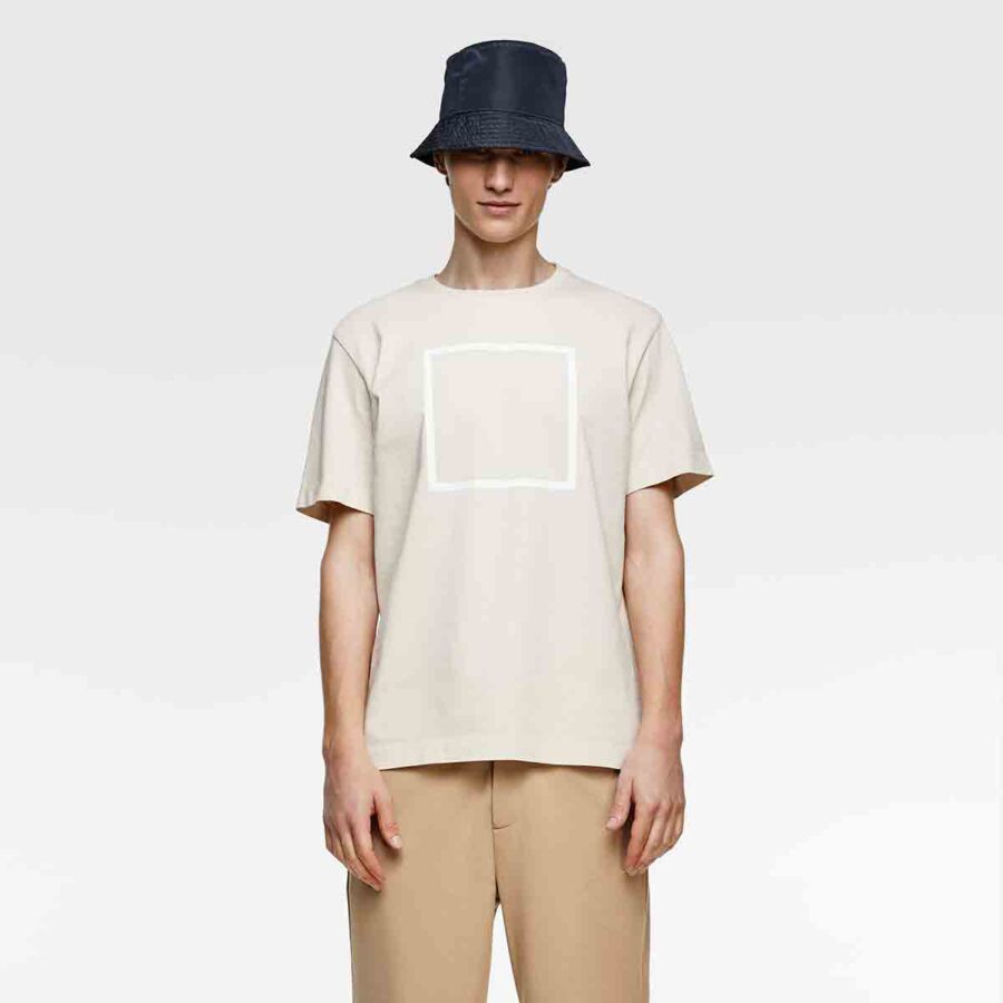 Cream Square Shirt - immagine 2